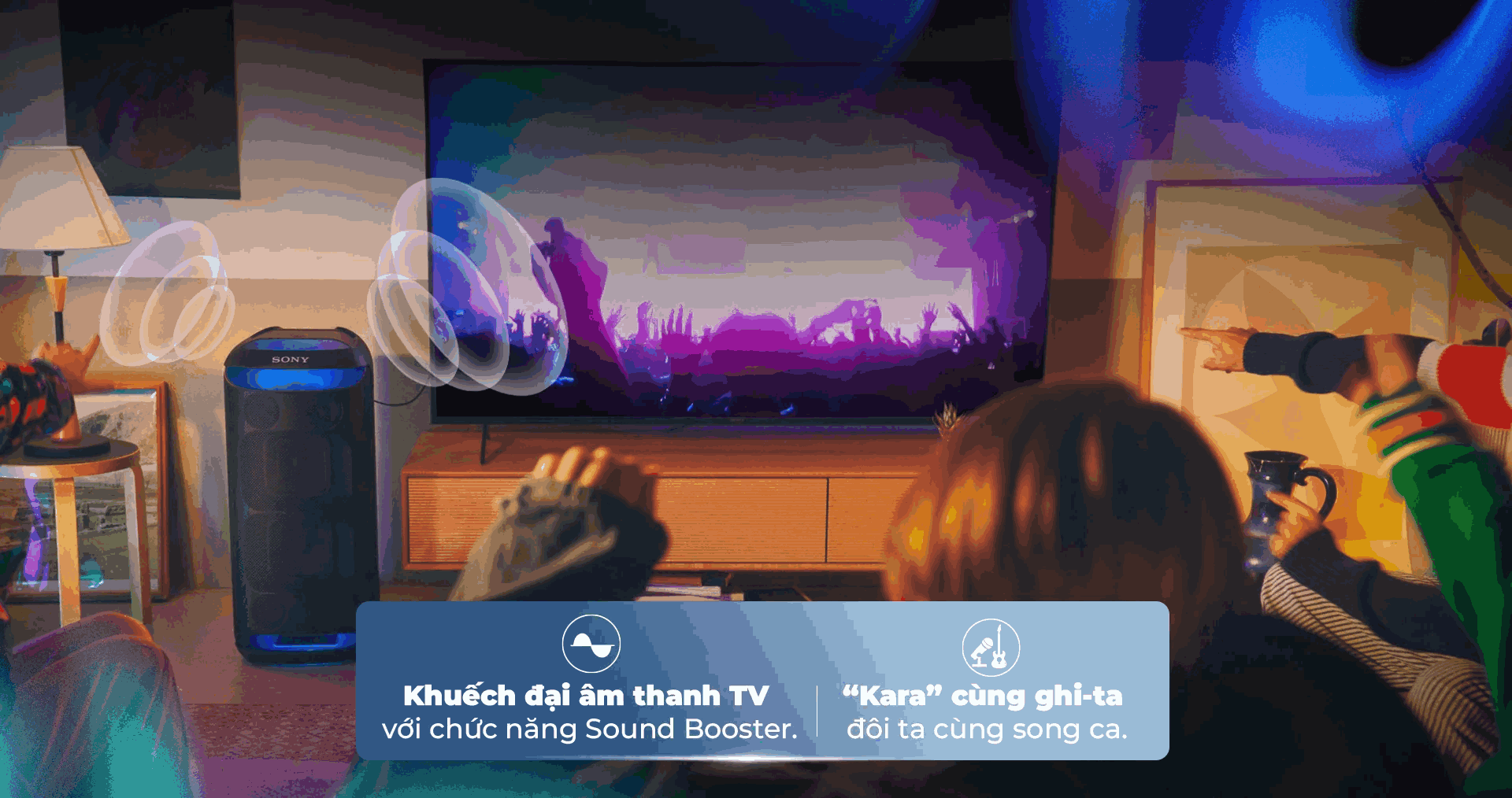 Loa di động Karaoke Sony SRS-XV800/BC